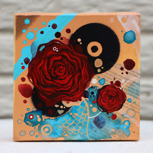 Rose Painting by Yordan Silvera